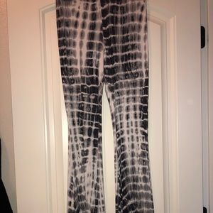 Flare tie dye pants